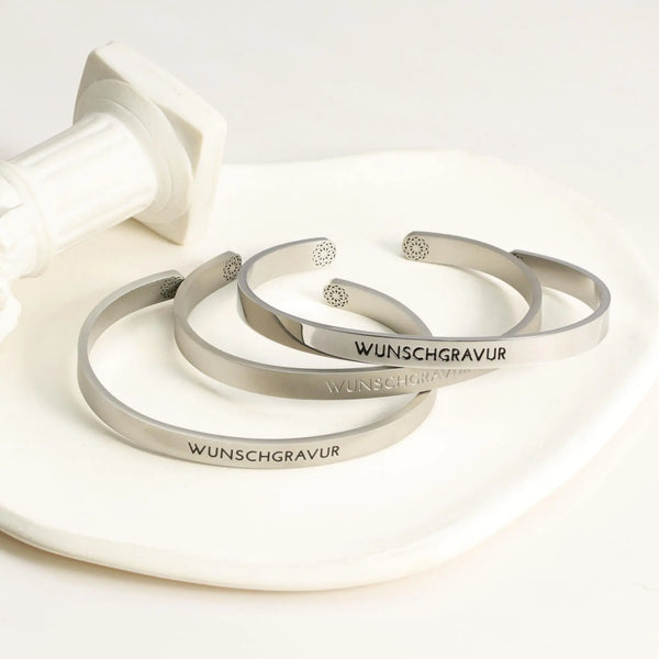 Bangle with custom engraving