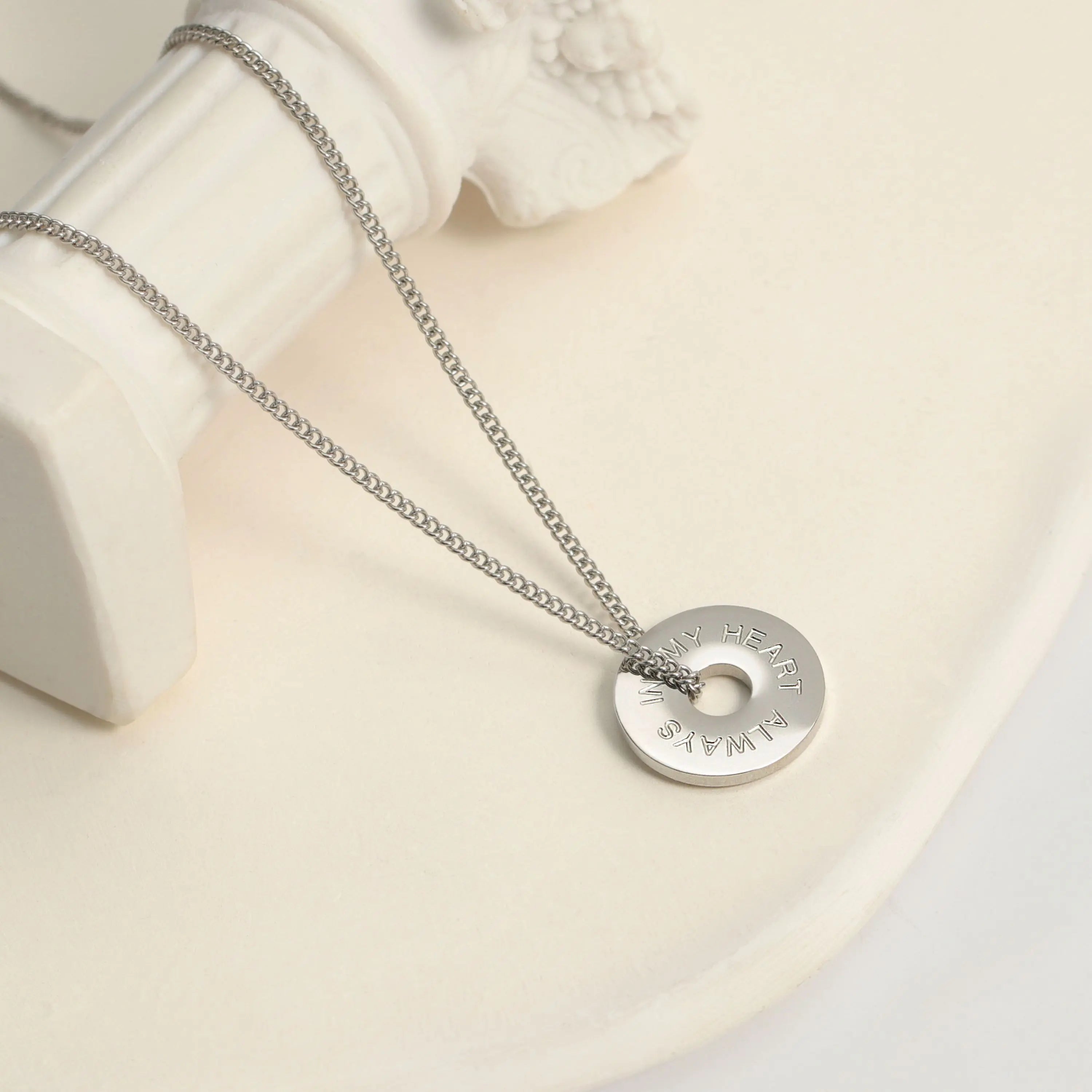 ALWAYS IN MY HEART - Circle Halskette Halskette Simple Pledge