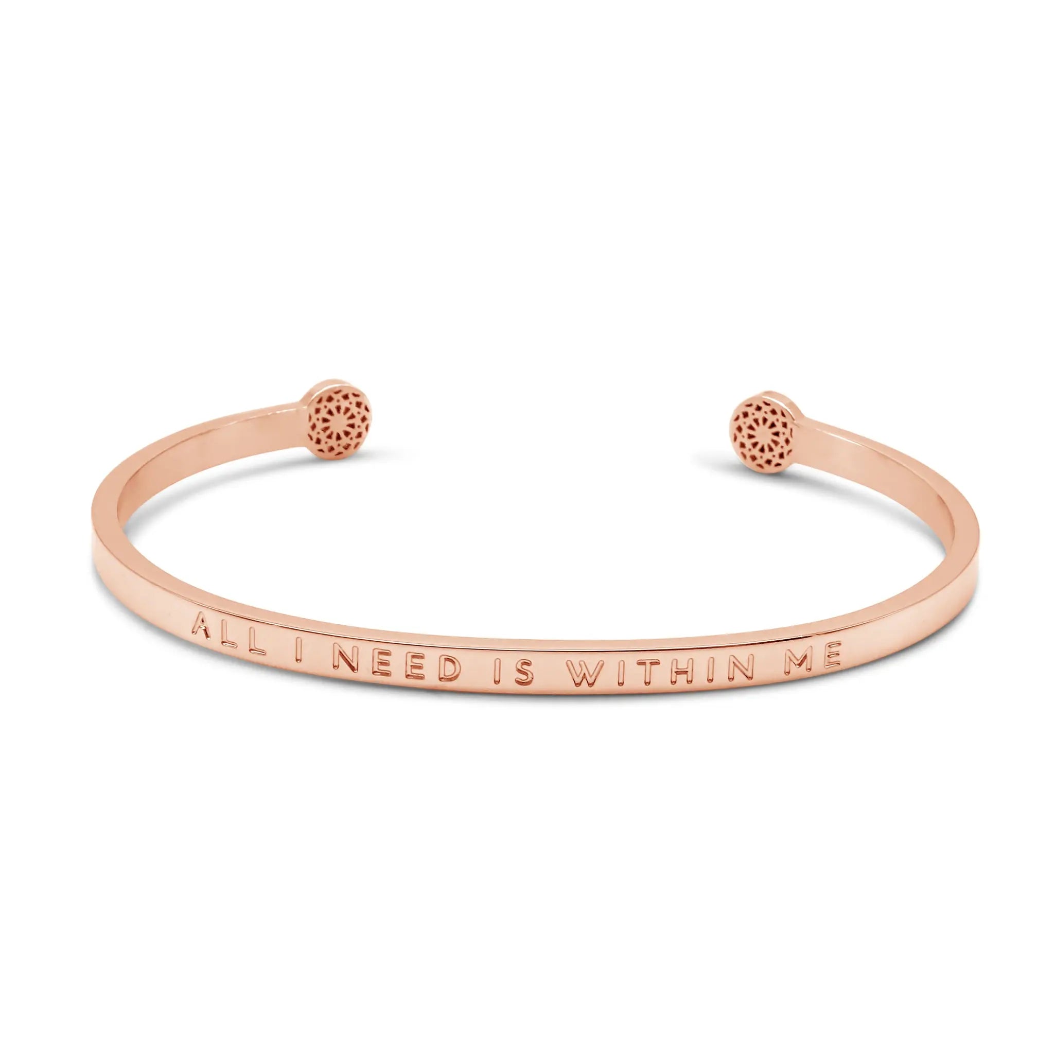 All I Need is Within Me Blind Armreif Simple Pledge