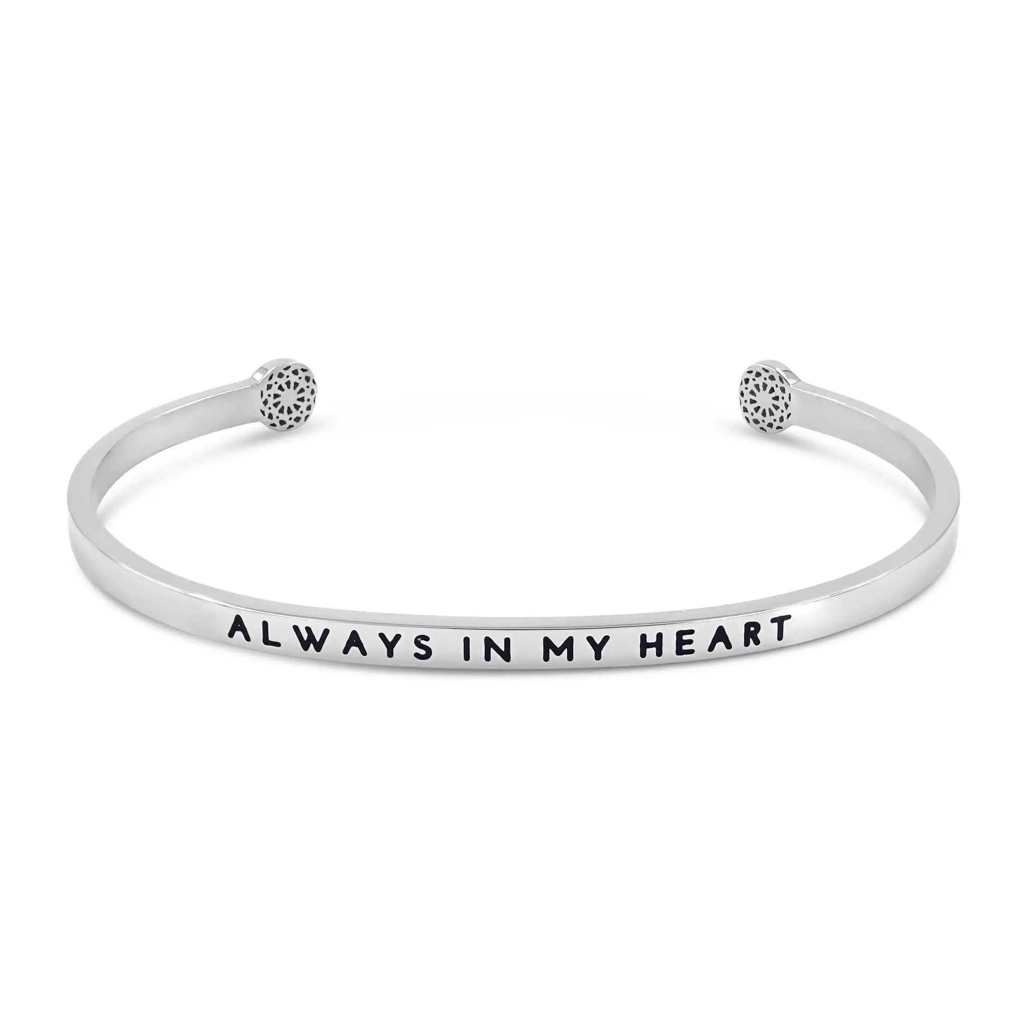 Always in my Heart Armreif Simple Pledge