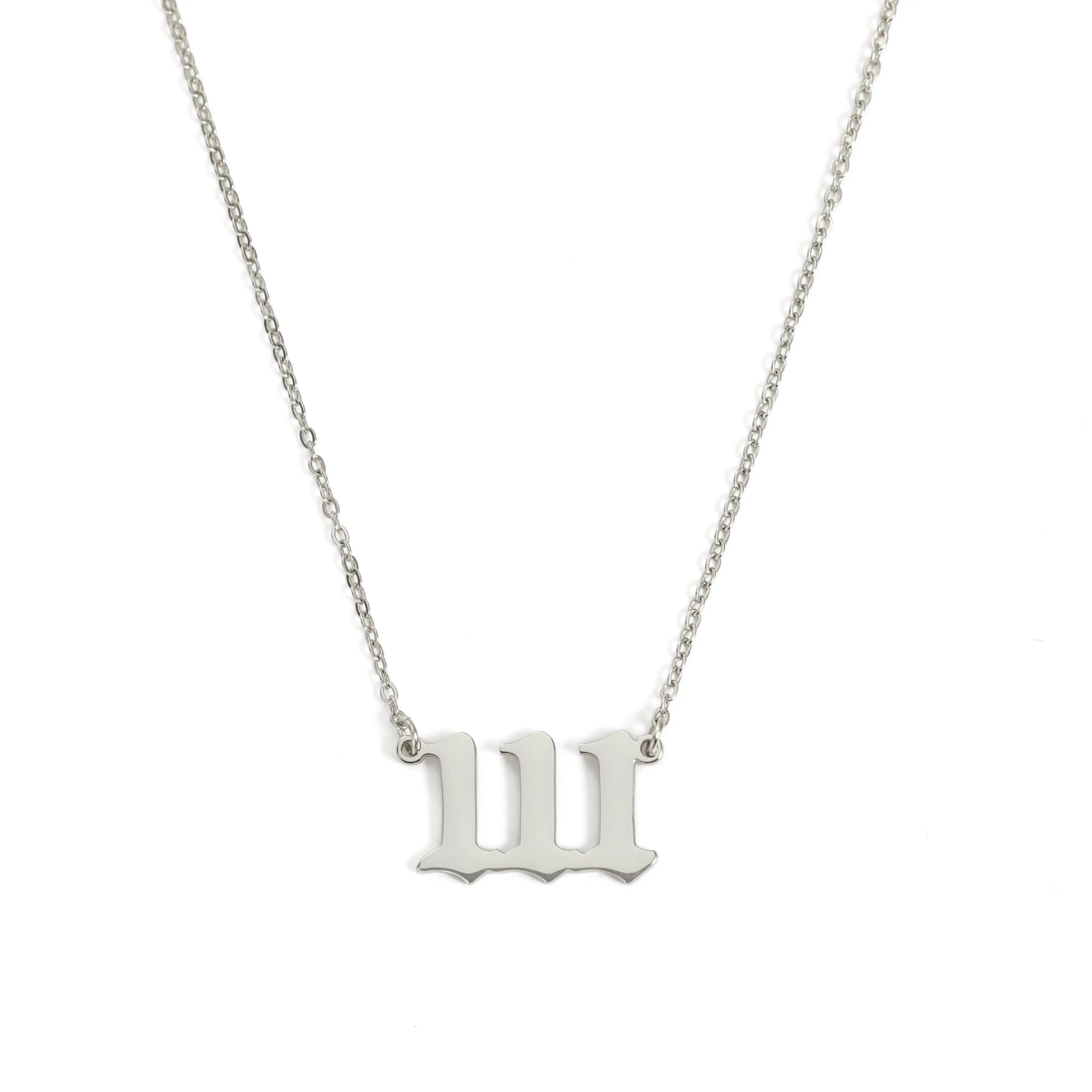 Angel Number 111 Halskette Halskette Simple Pledge