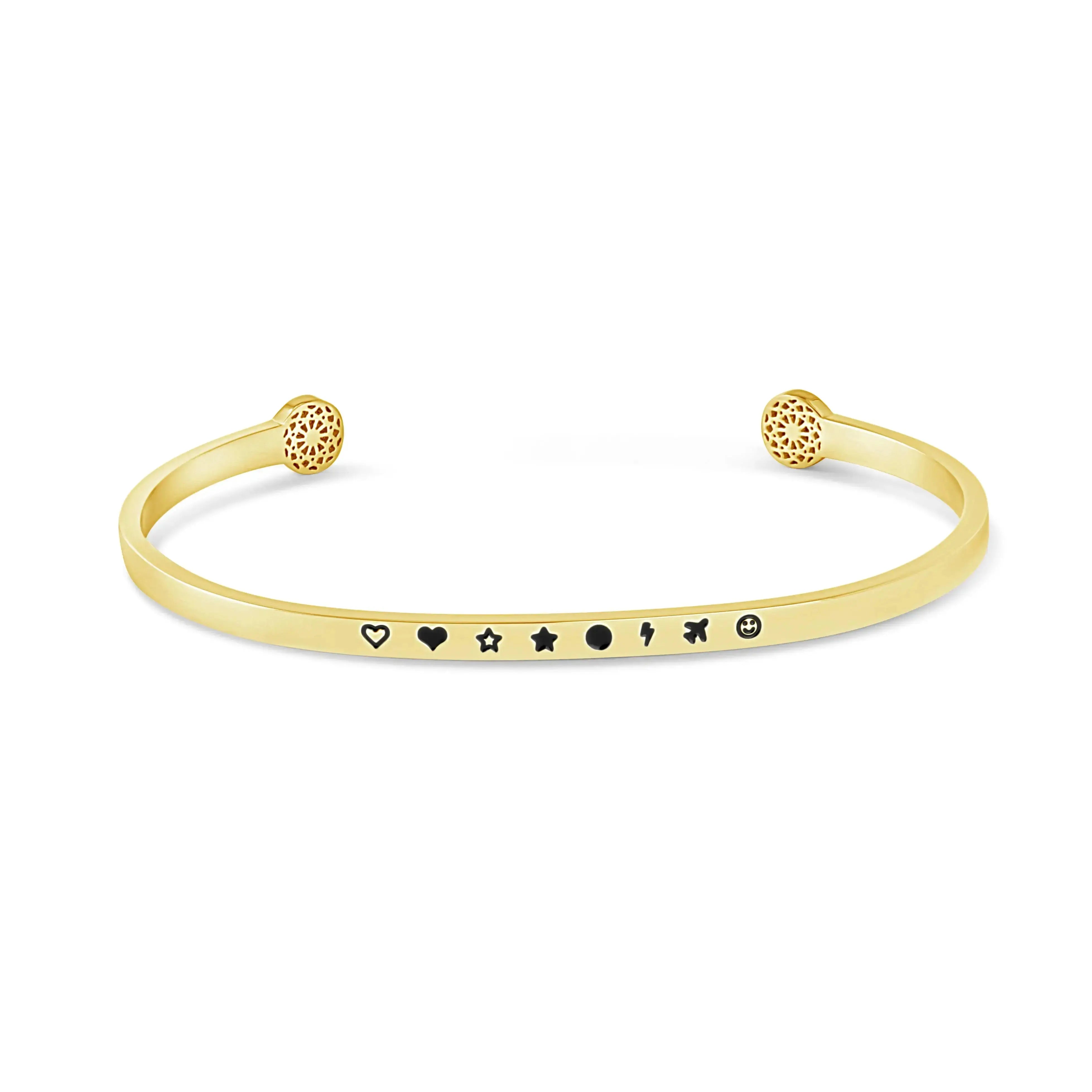 Armreif mit Wunschgravur Personalized Simple Pledge