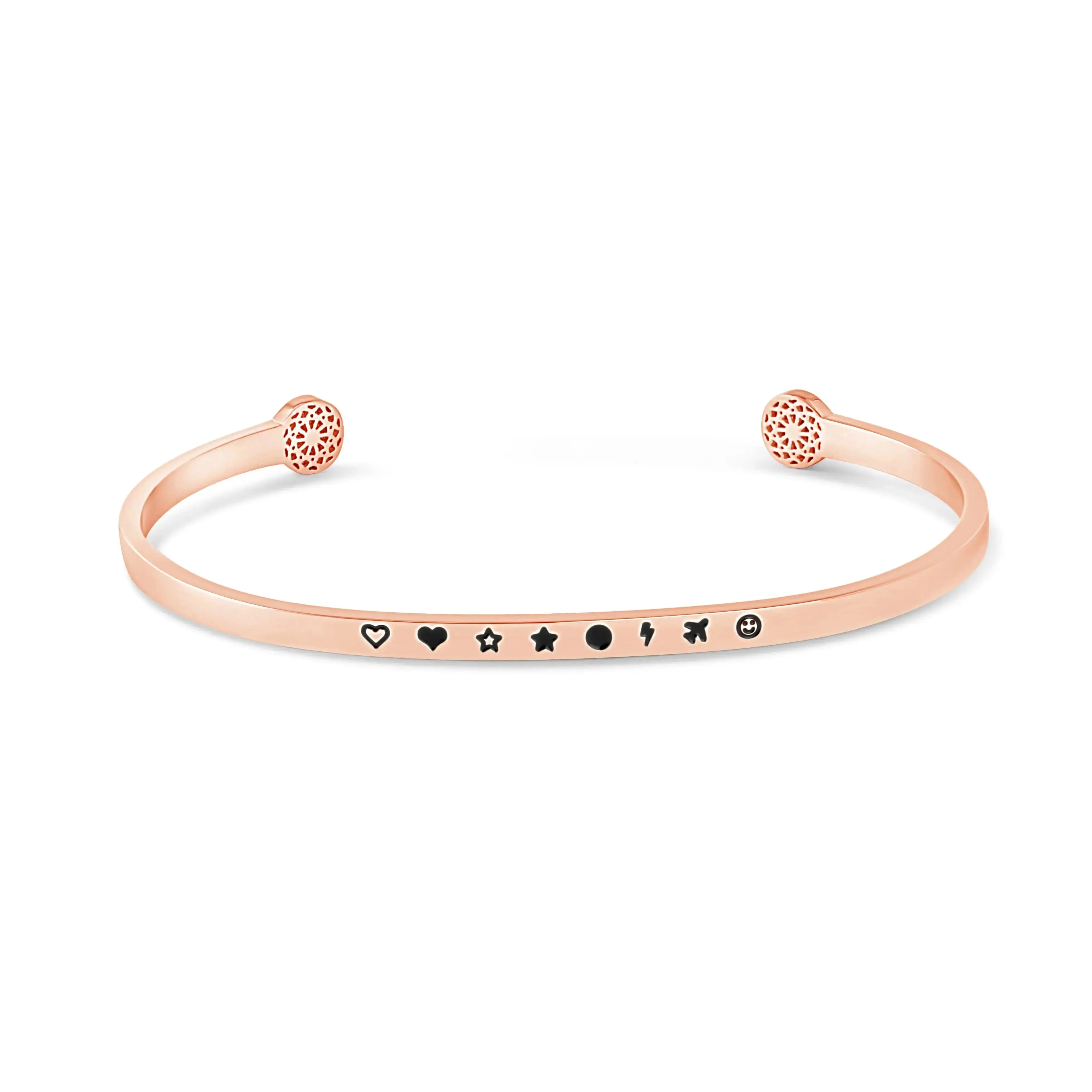 Armreif mit Wunschgravur Personalized Simple Pledge