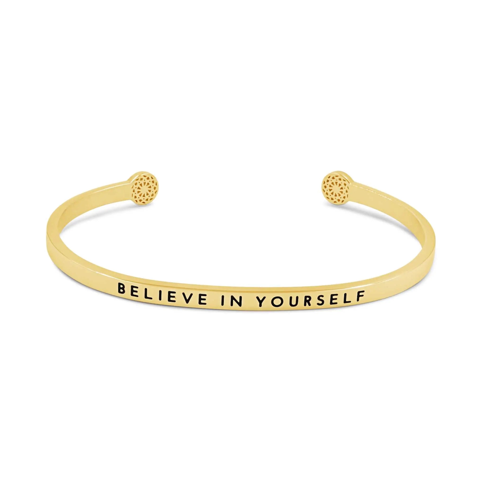 Believe in Yourself Armreif Simple Pledge