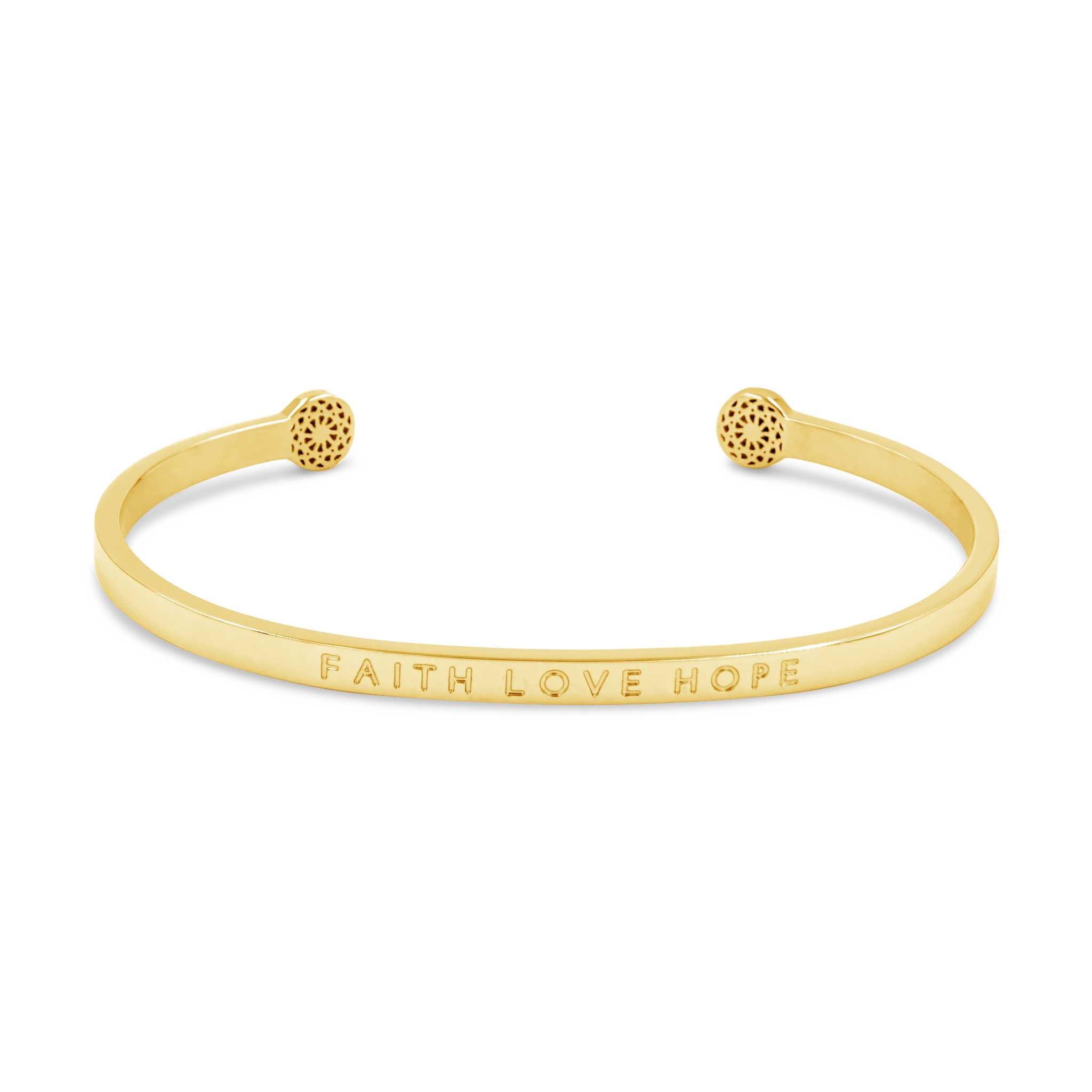 Faith Love Hope - Blind Armreif Simple Pledge