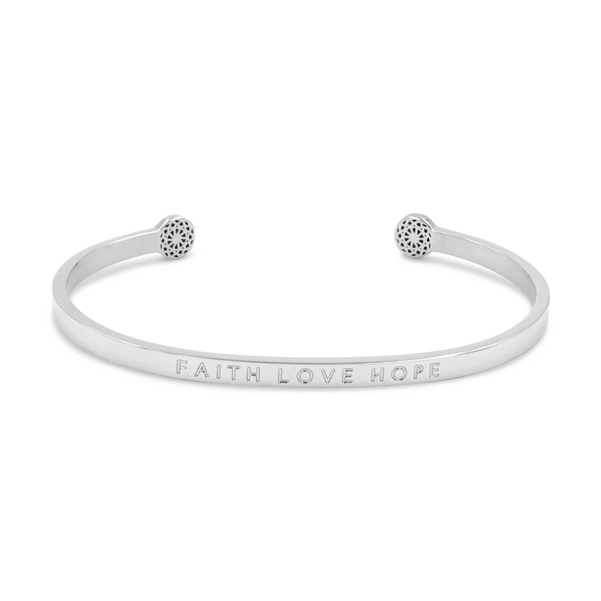 Faith Love Hope - Blind Armreif Simple Pledge