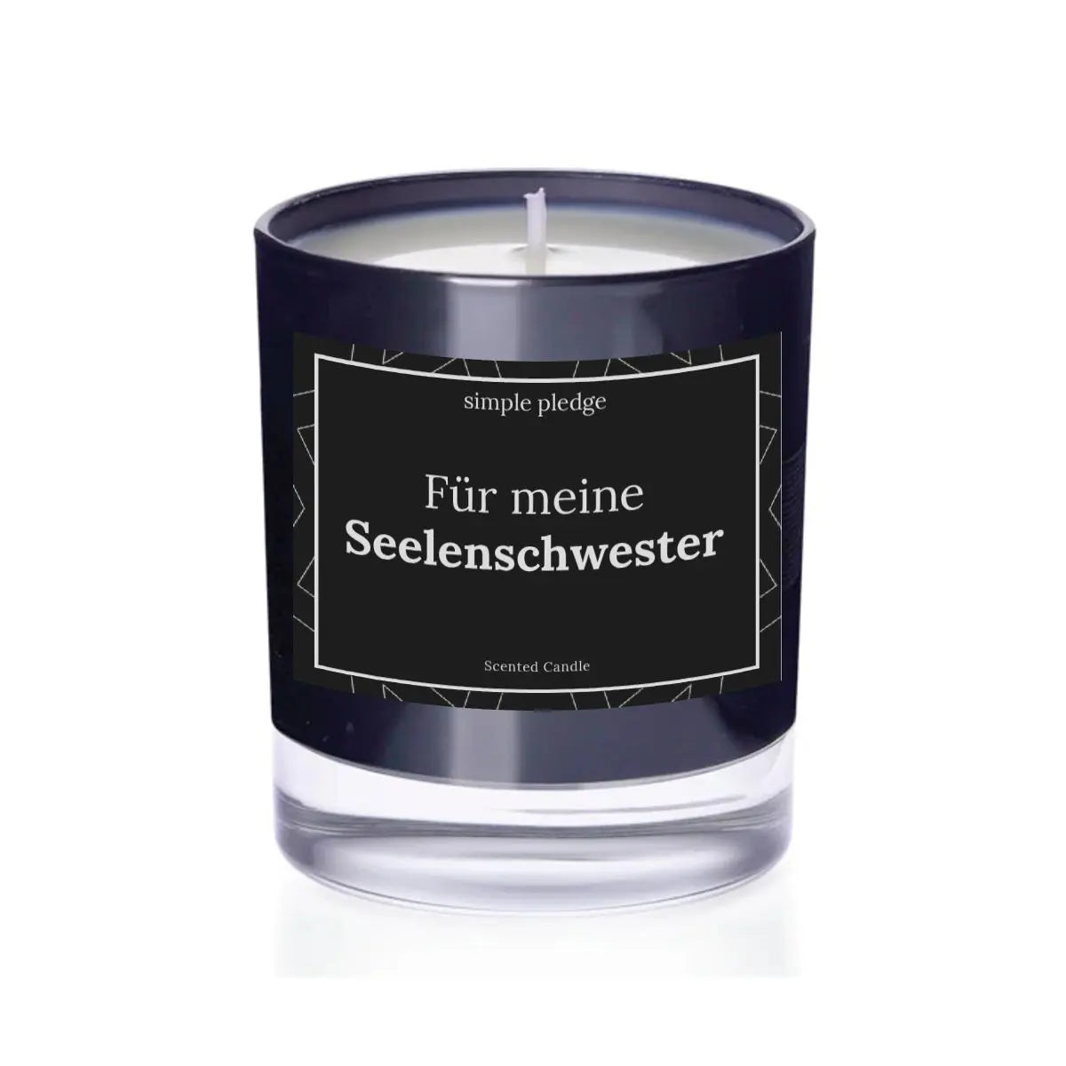 Für meine Seelenschwester - Duftkerze Duftkerze mit Spruch Simple Pledge