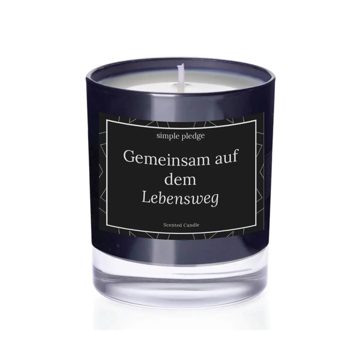Gemeinsam auf dem Lebensweg - Duftkerze Duftkerze mit Spruch Simple Pledge