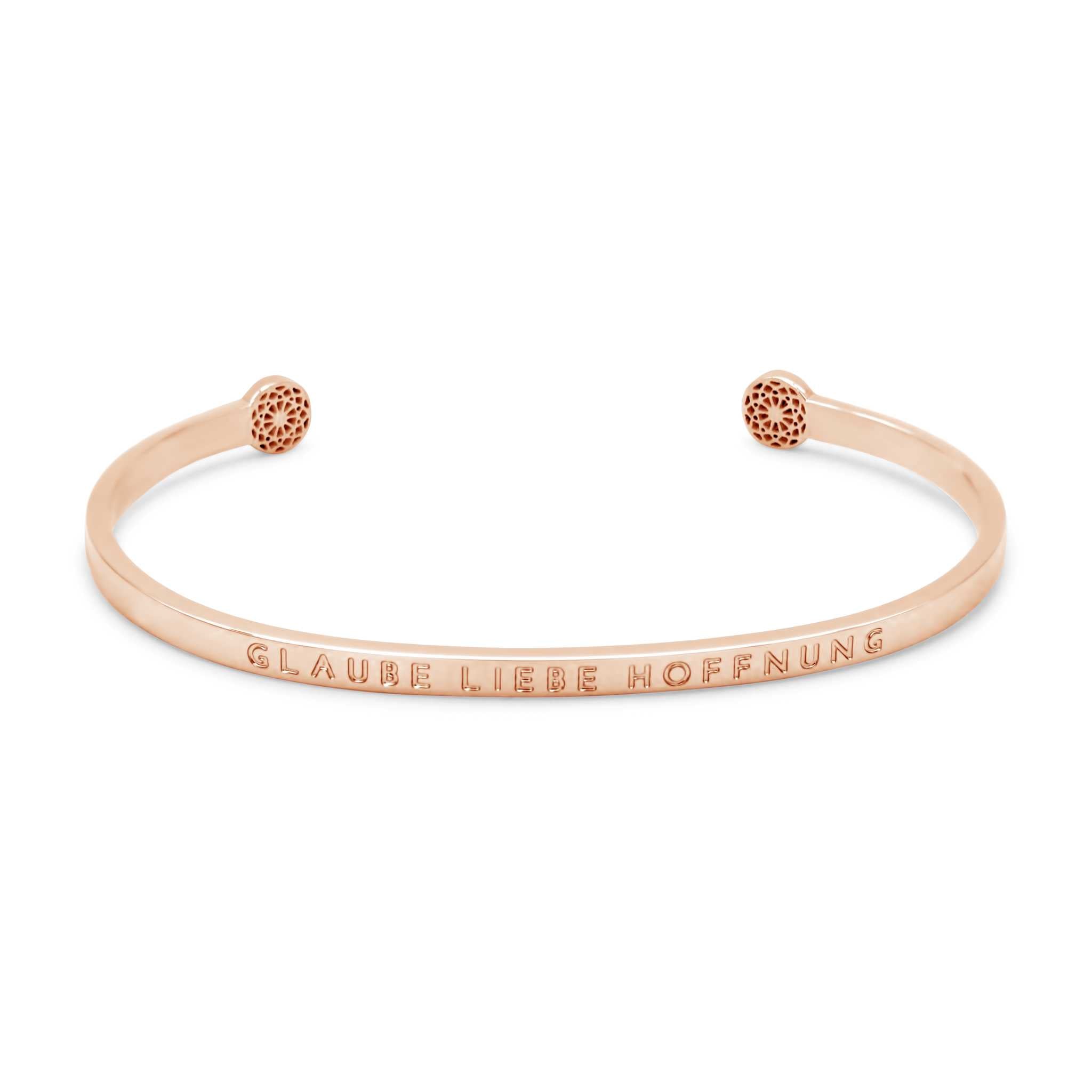 Glaube Liebe Hoffnung - Blind Armreif Simple Pledge