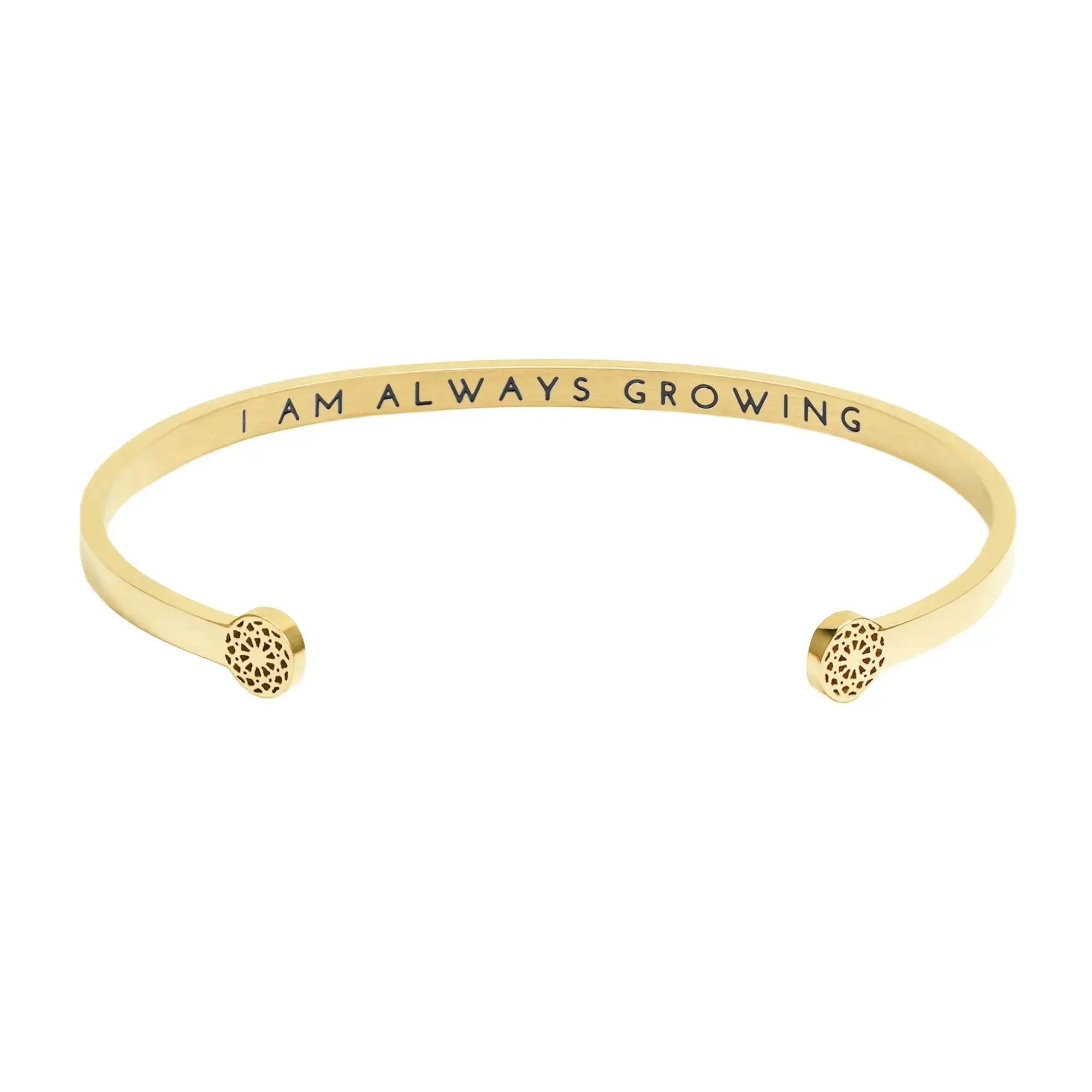 I am always growing Armreif Simple Pledge