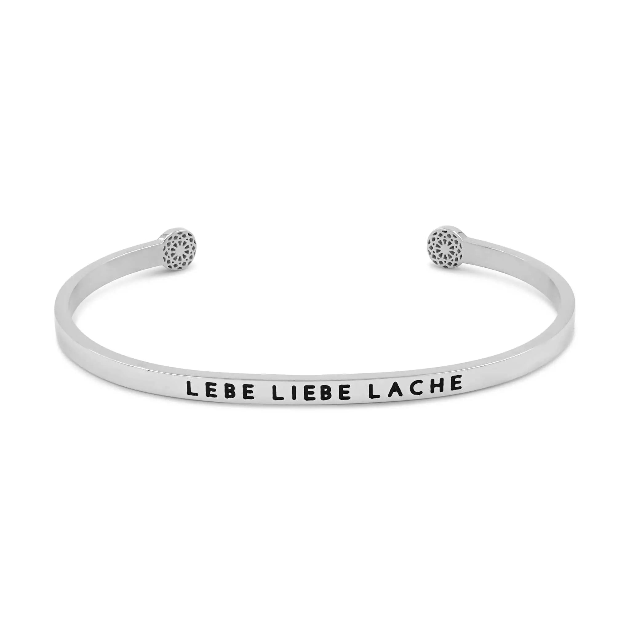 Lebe Liebe Lache Armreif Simple Pledge