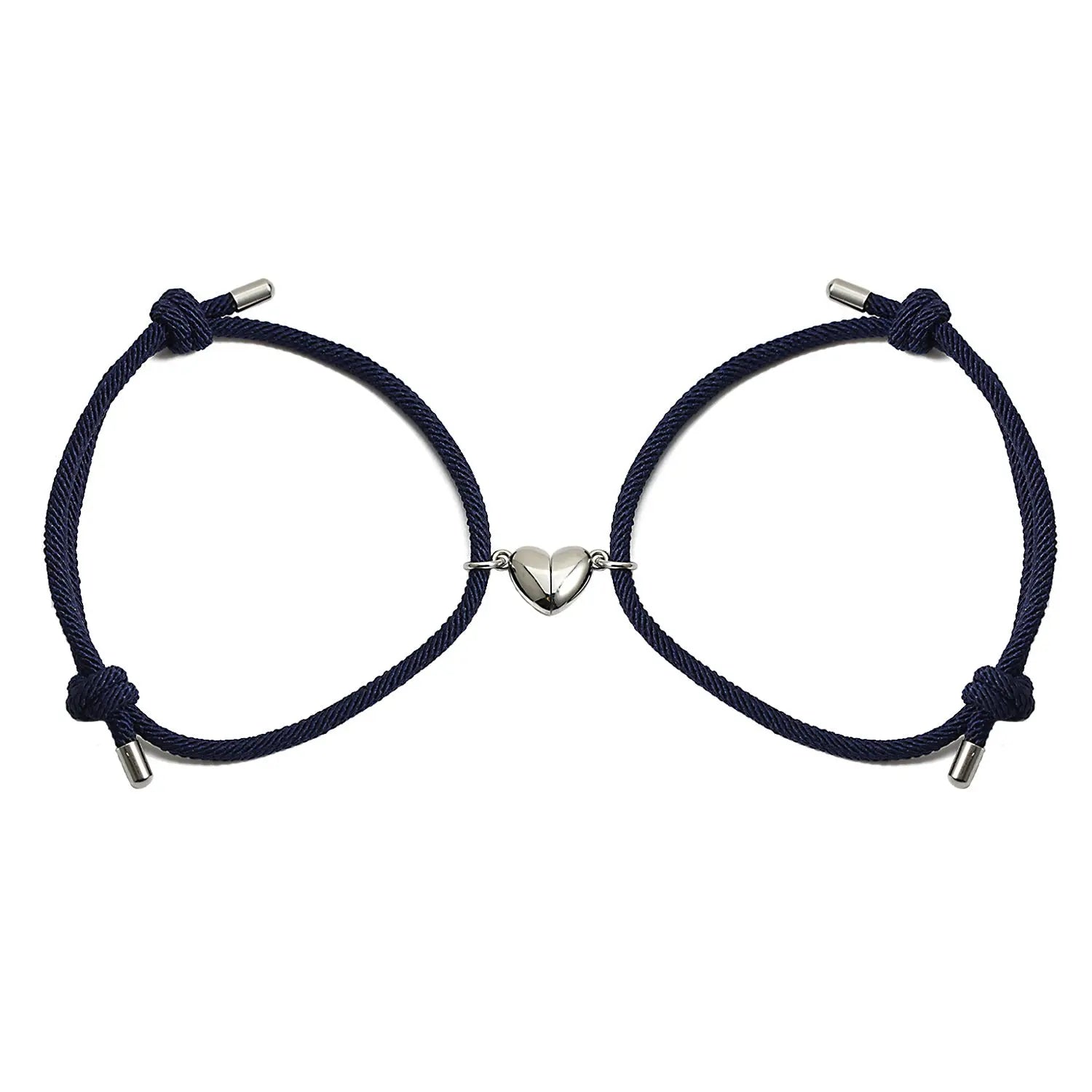 Magnetische Herz-Armbänder (Marineblau) Armband Joybands