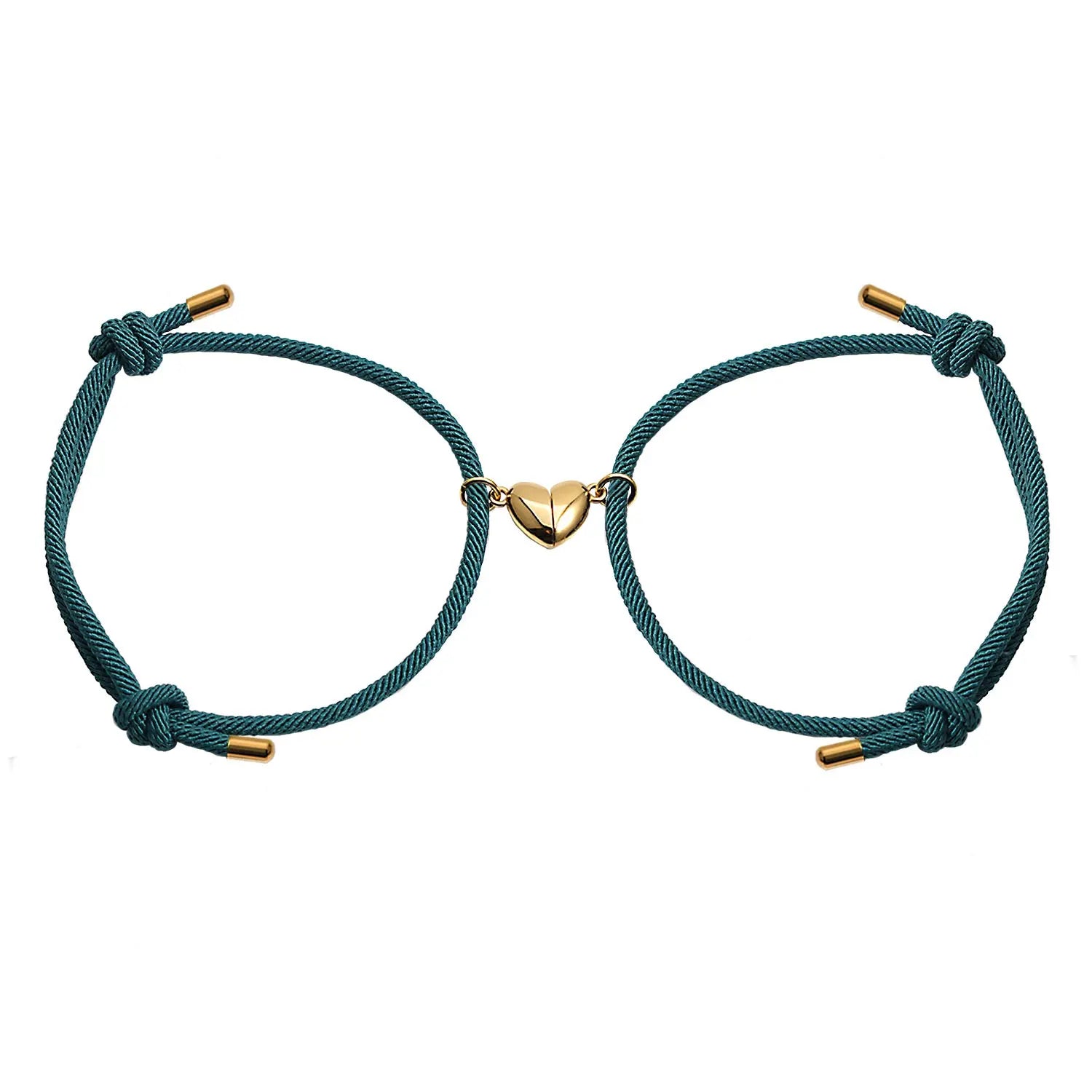 Magnetische Herz-Armbänder (Pfauenblau) Armband Joybands