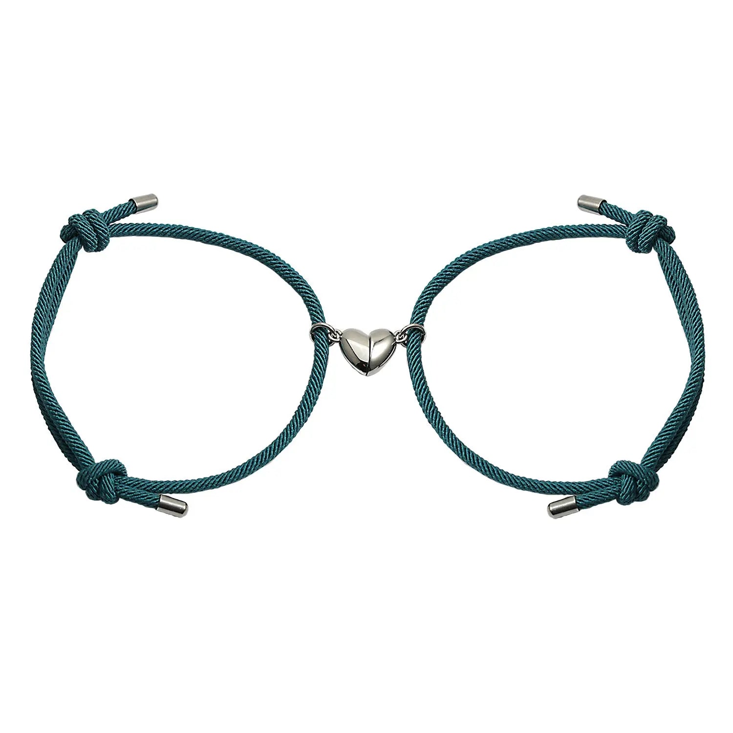 Magnetische Herz-Armbänder (Pfauenblau) Armband Joybands