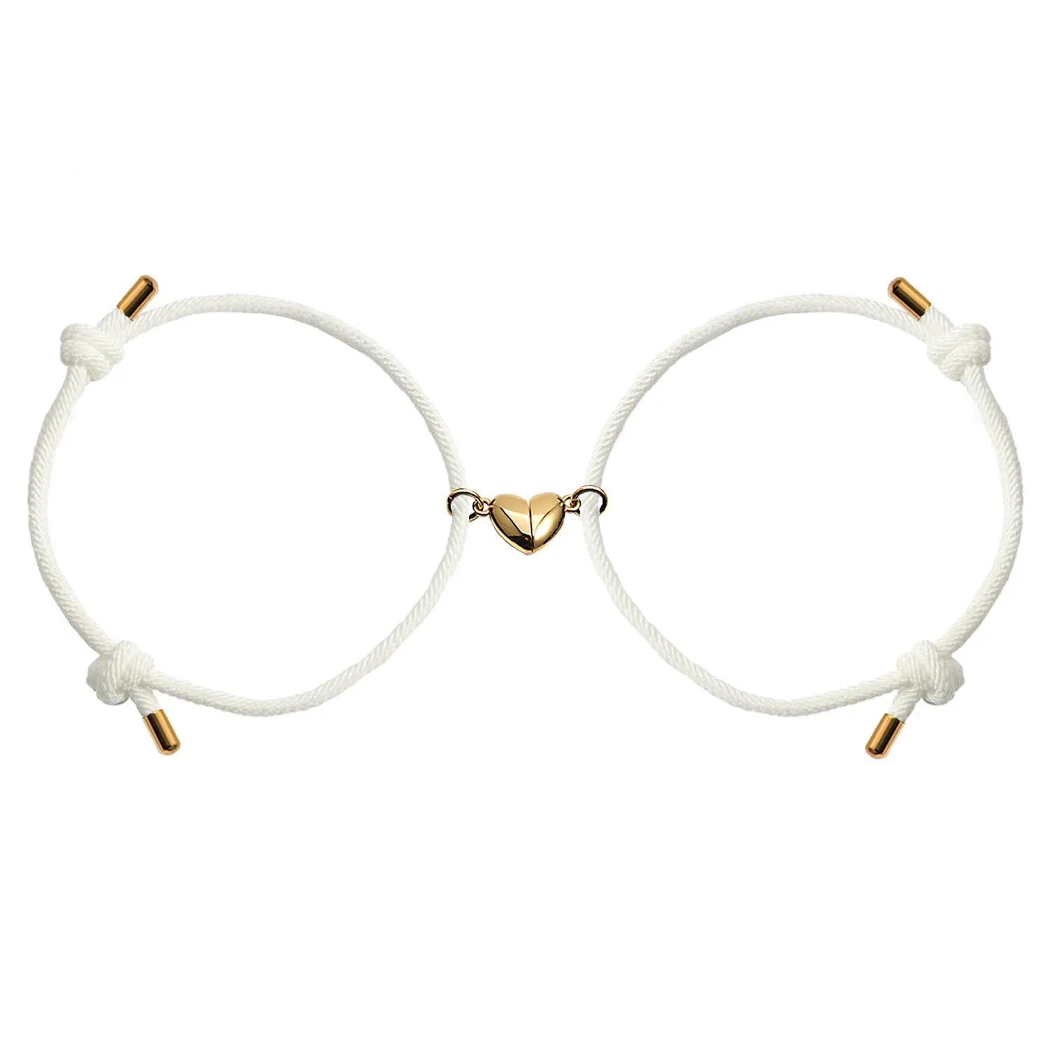 Magnetische Herz-Armbänder (Weiß) Armband Joybands