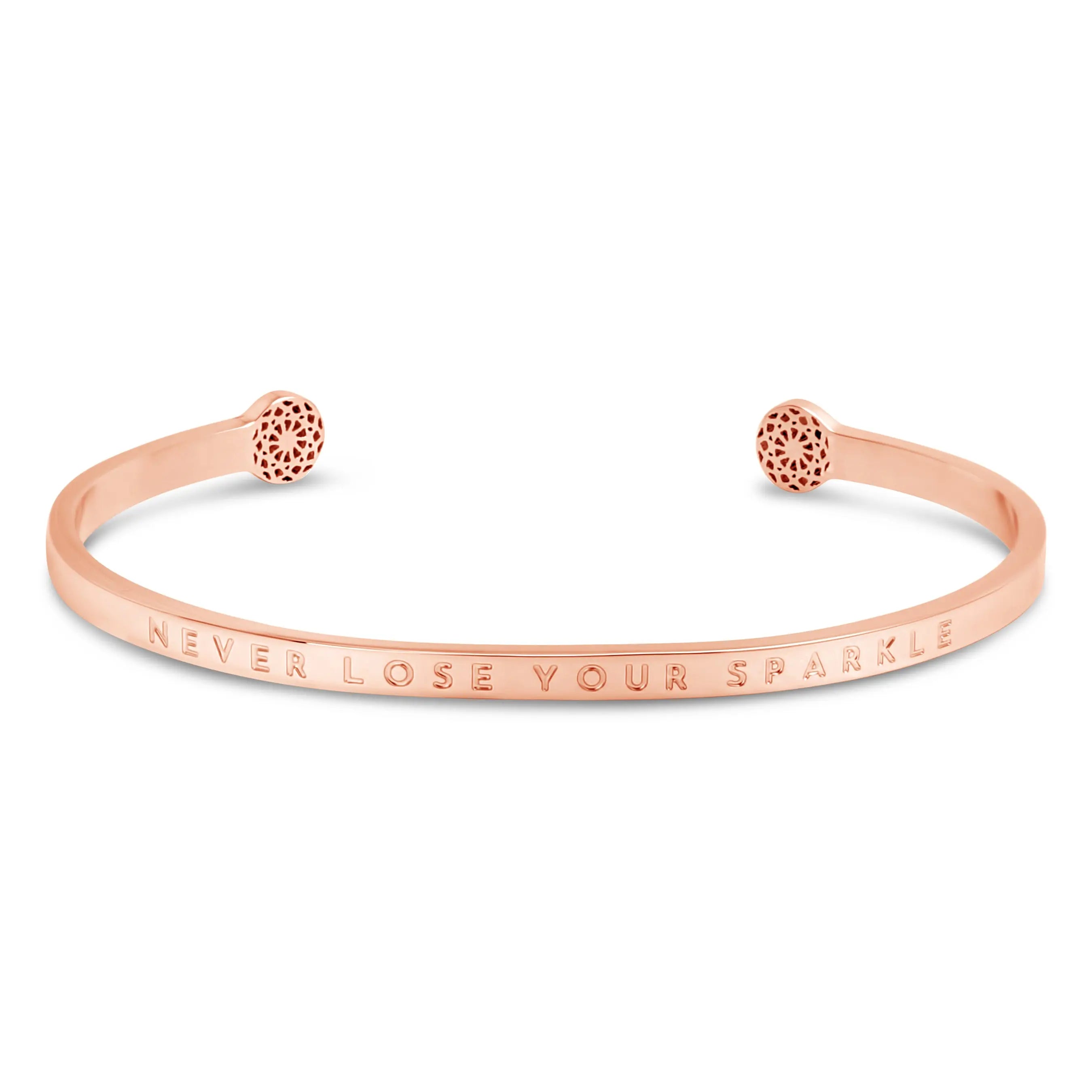 Never Lose Your Sparkle - Blind Armreif Simple Pledge