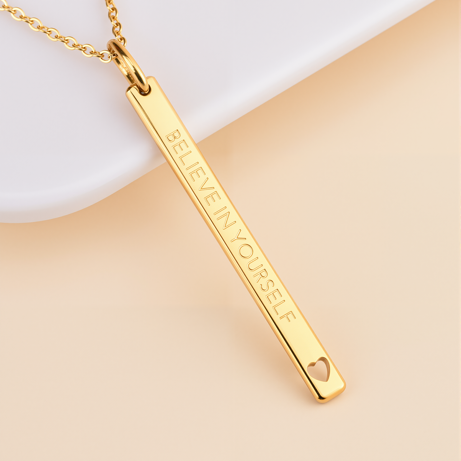 Believe in Yourself Stab-Halskette