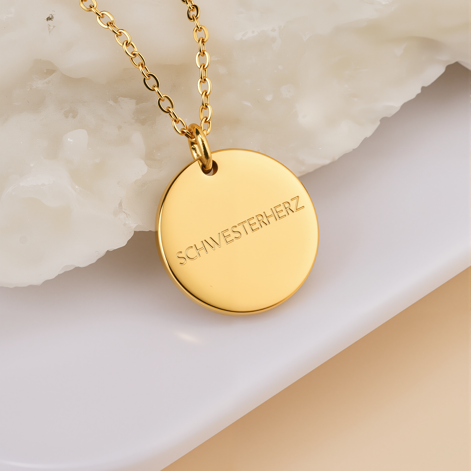 Schwesterherz Coin Halskette