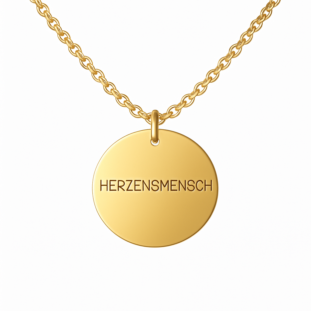 Herzensmensch Coin Halskette