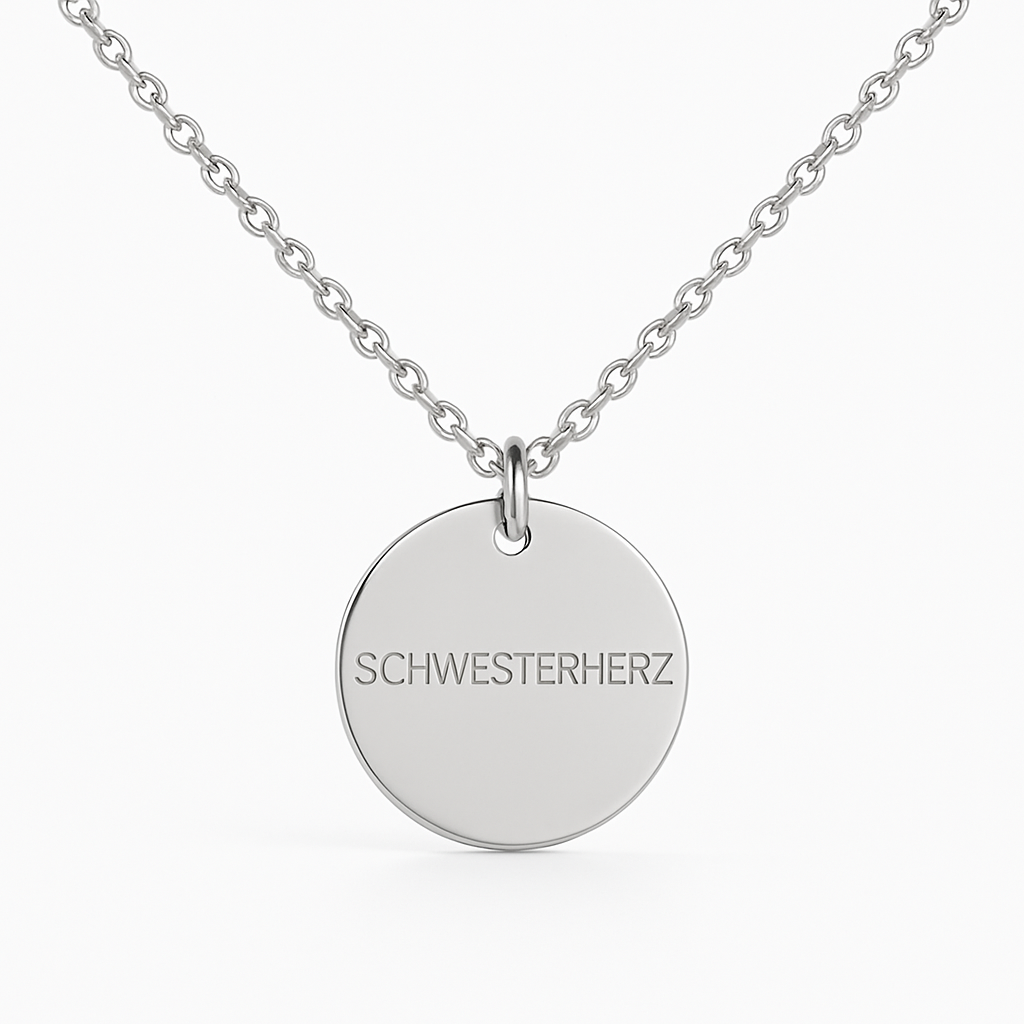 Schwesterherz Coin Halskette