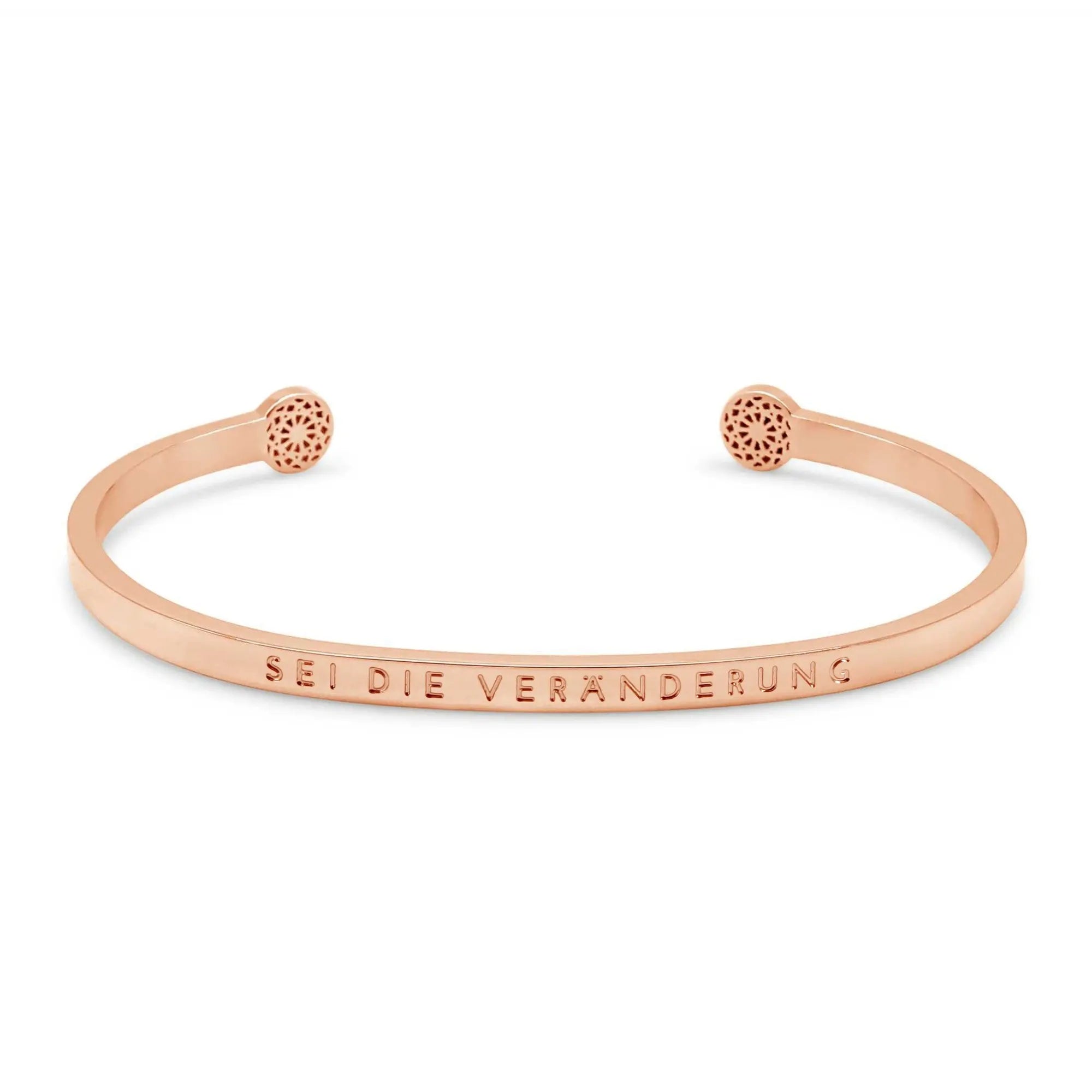 Sei die Veränderung Armreif Simple Pledge