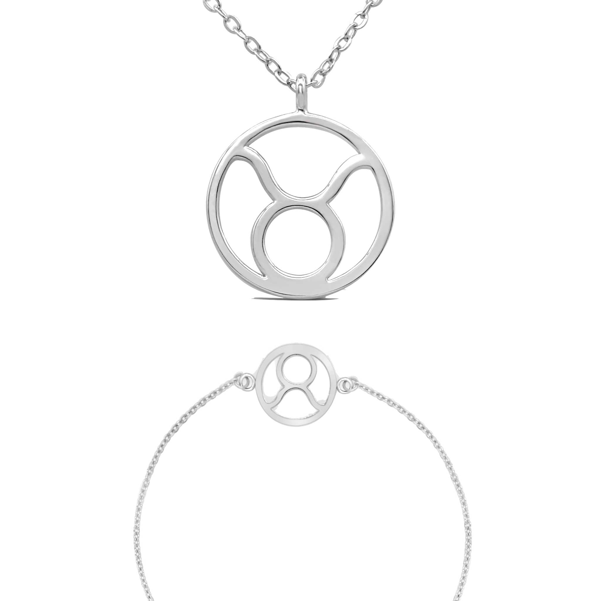 Sternzeichen „Stier“ - Halskette & Armband Set Bundle Simple Pledge