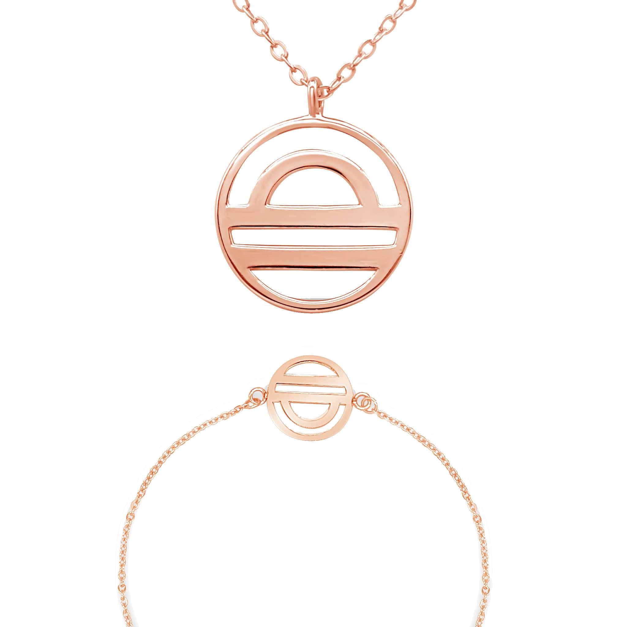 Sternzeichen „Waage“ - Halskette & Armband Set Bundle Simple Pledge