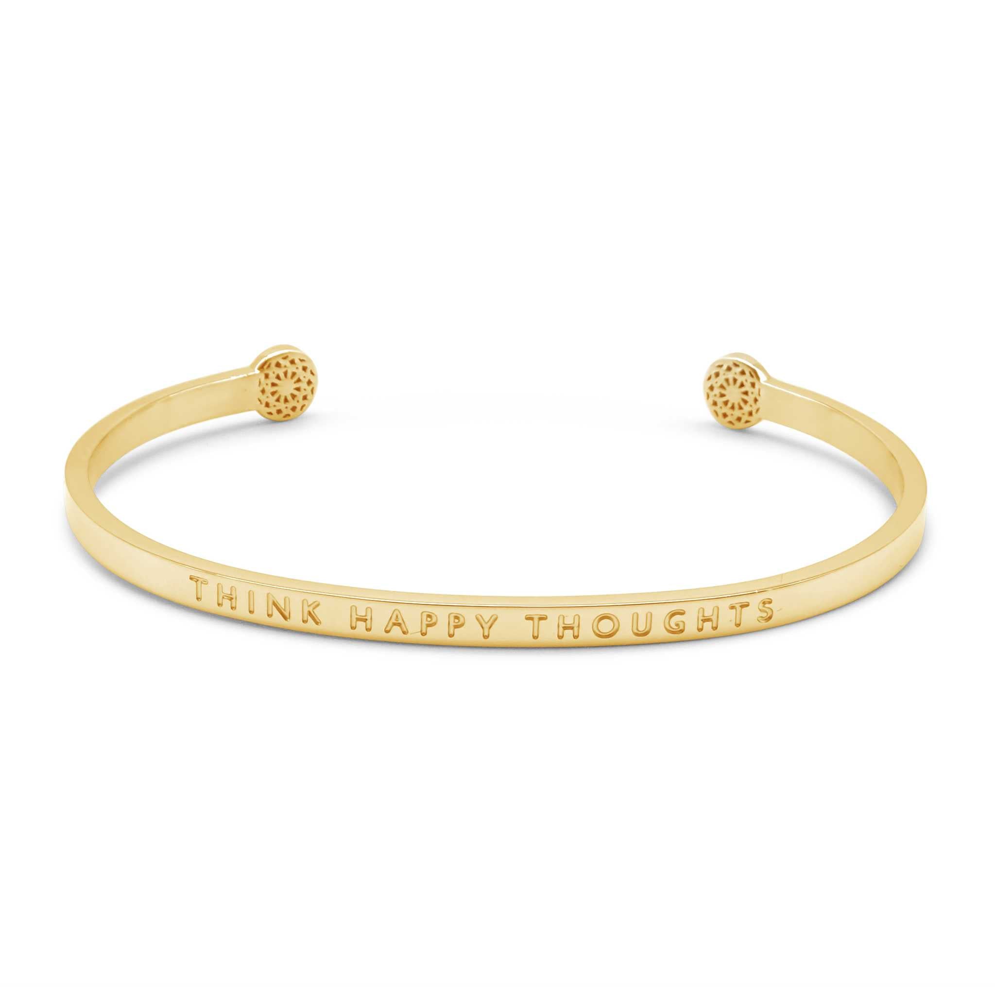 Think Happy Thoughts Blind Armreif Simple Pledge