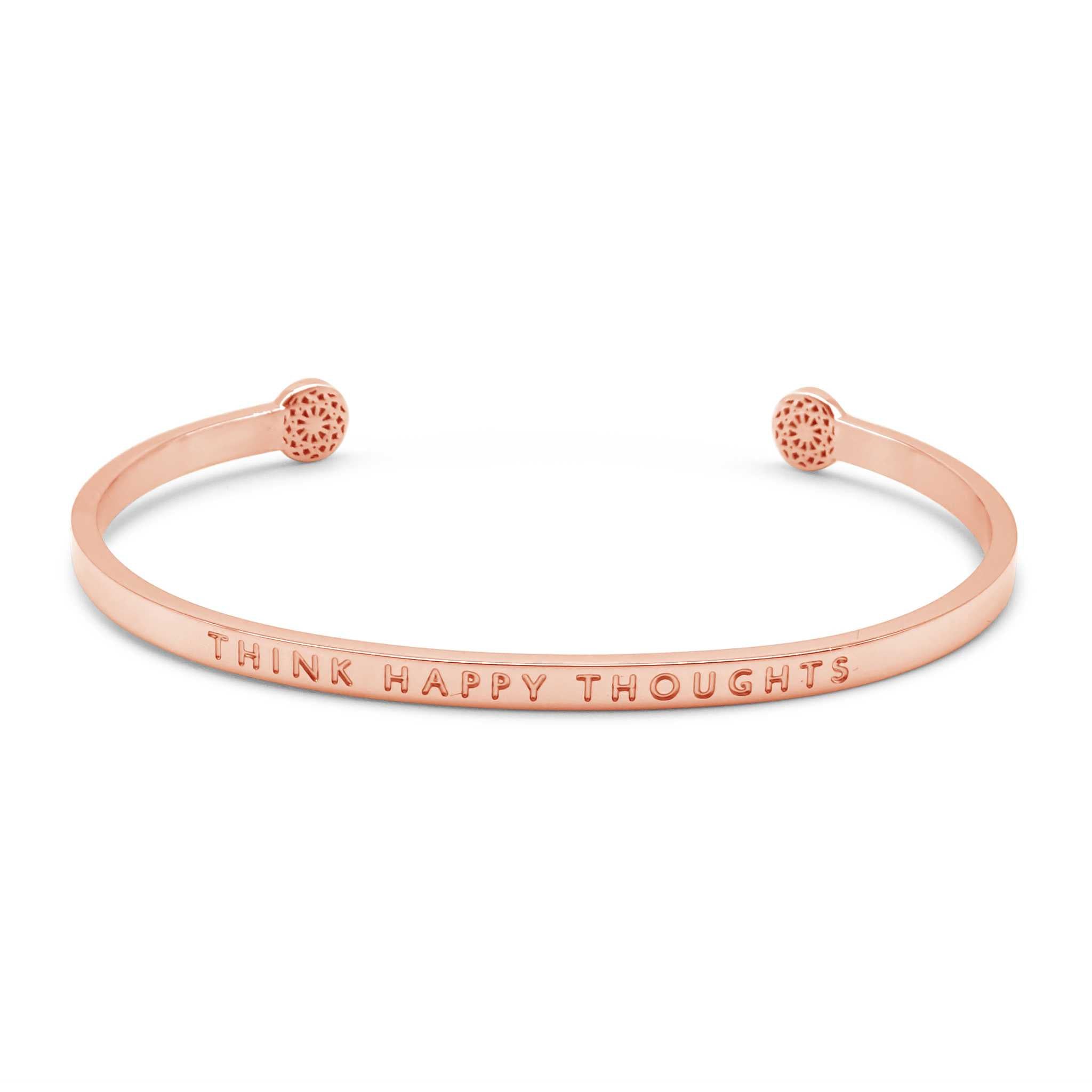 Think Happy Thoughts Blind Armreif Simple Pledge