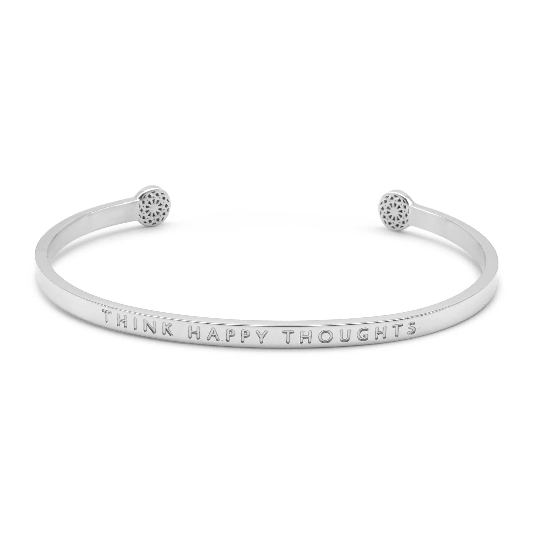 Think Happy Thoughts Blind Armreif Simple Pledge