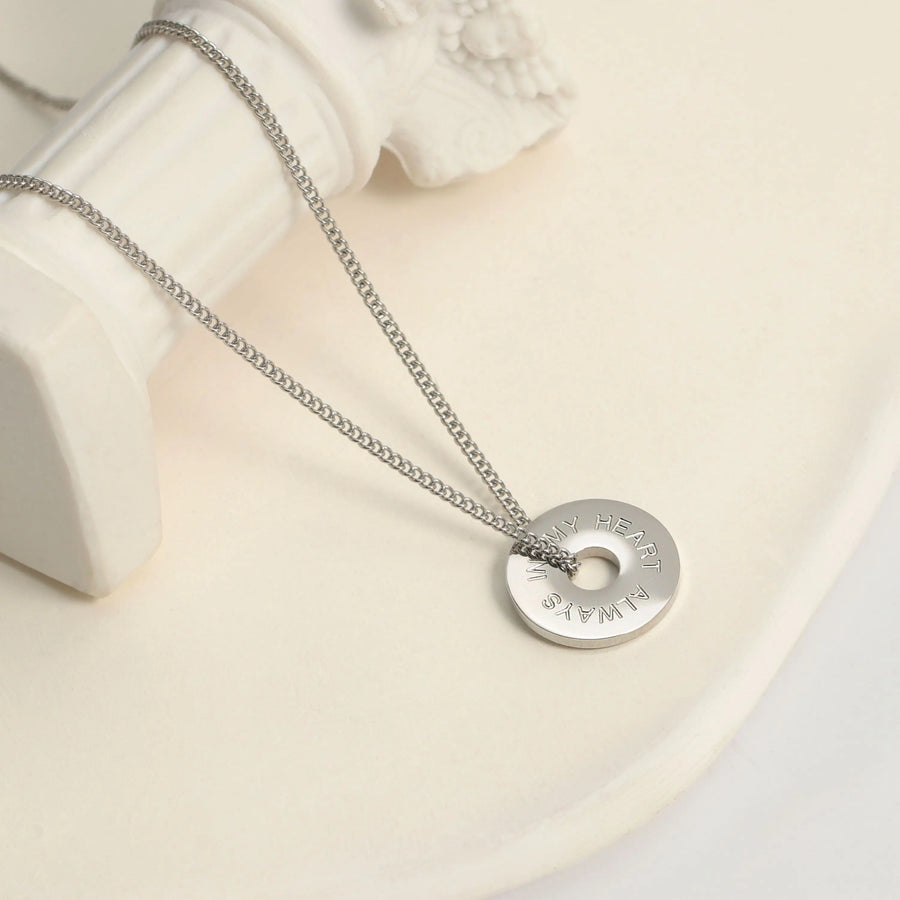 ALWAYS IN MY HEART - Circle Halskette Halskette Simple Pledge