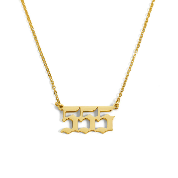 Angel Number 555 Angel Number Necklace