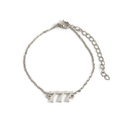 Angel Number 777 Angel Number Bracelet