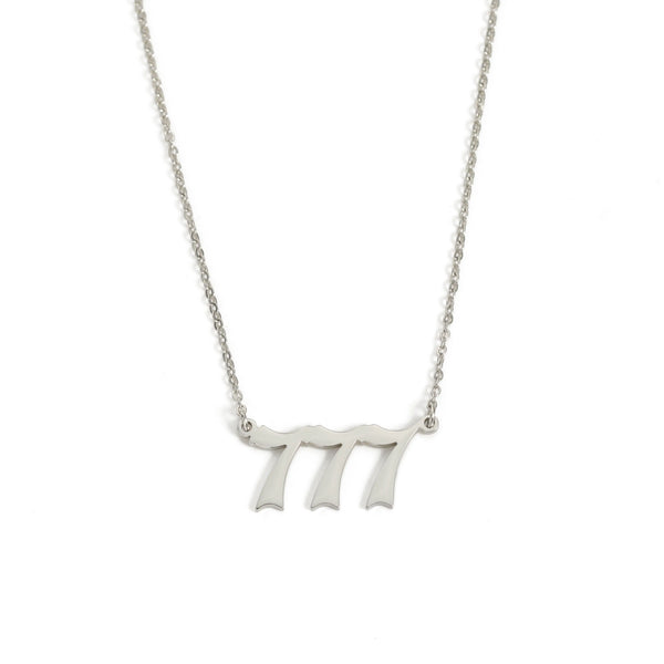 Angel Number 777 Angel Number Necklace