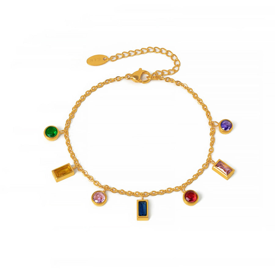 Armband Klara mit Zirkonia Anhängern Halskette Simple Pledge