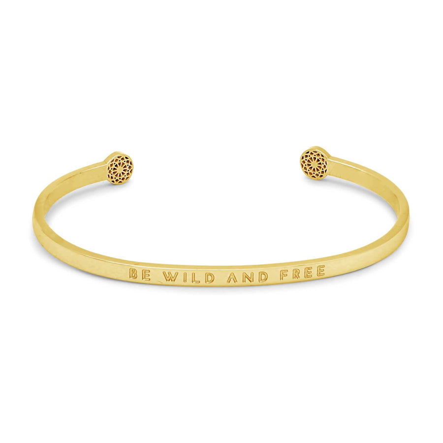 Be Wild and Free - Blind Armreif Simple Pledge