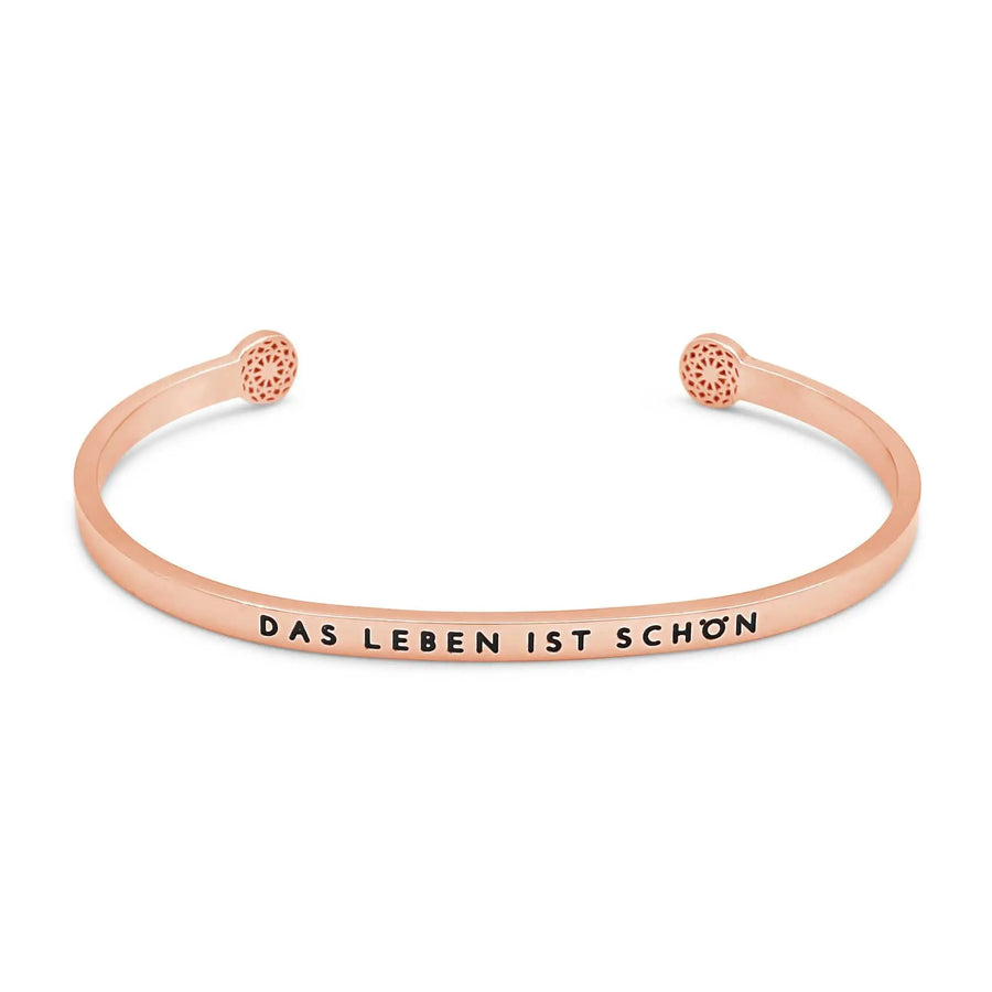 Das Leben ist Schön Armreif Simple Pledge