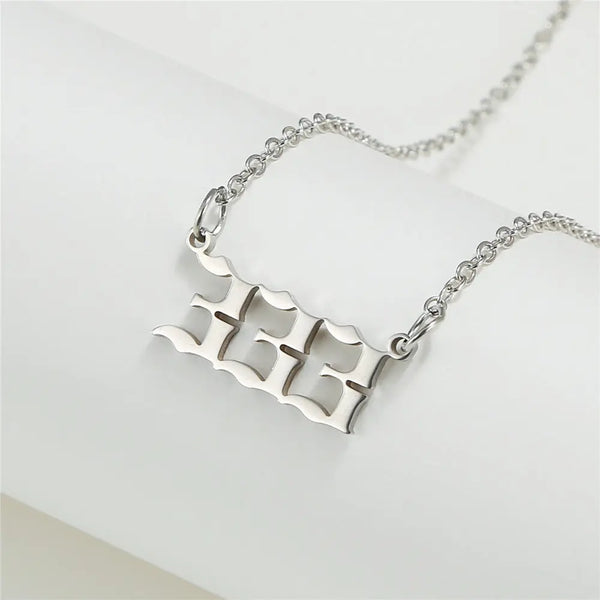 Angel Number 333 Angel Number Necklace