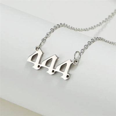 Angel Number 444 Angel Number Necklace