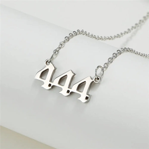 Angel Number 444 Angel Number Necklace