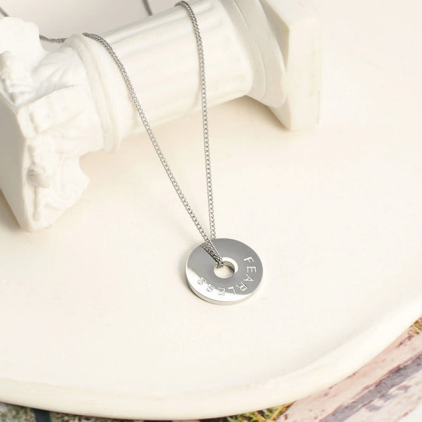 FEARLESS Circle Halskette