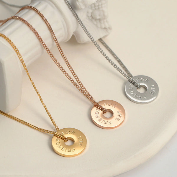 FRIENDS FOR LIFE - Circle Necklace