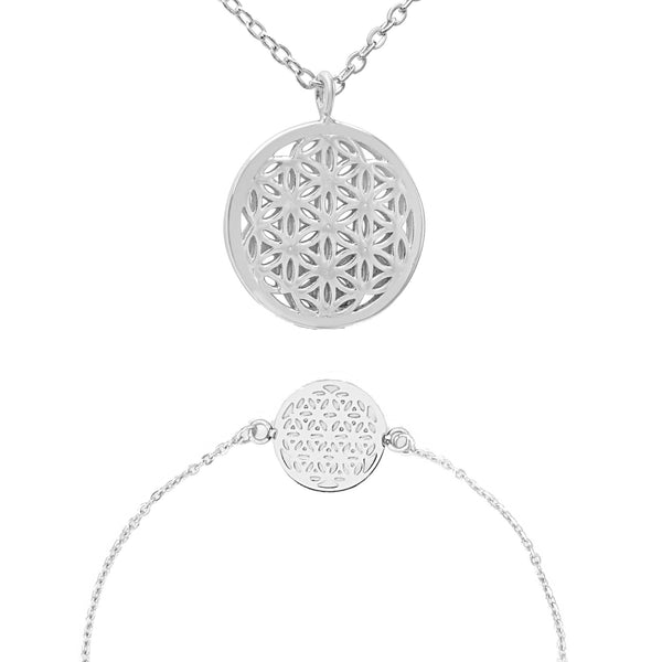 Flower of Life - Necklace & Bracelet Set