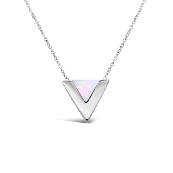 "Triangle Shell" necklace