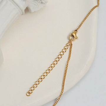 LEBE LIEBE LACHE - Circle Halskette Halskette Simple Pledge