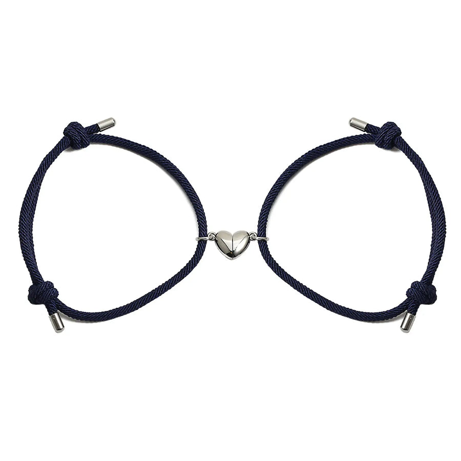 Magnetische Herz-Armbänder (Marineblau) Armband Joybands
