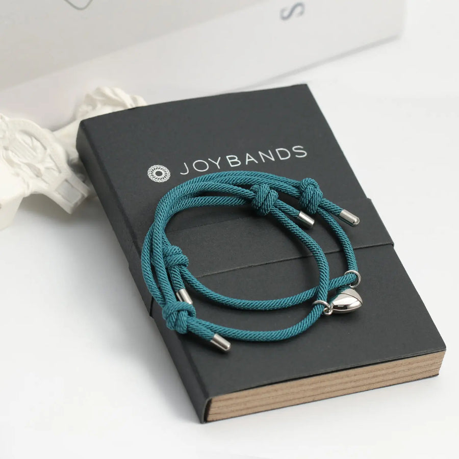 Magnetische Herz-Armbänder (Pfauenblau) Armband Joybands