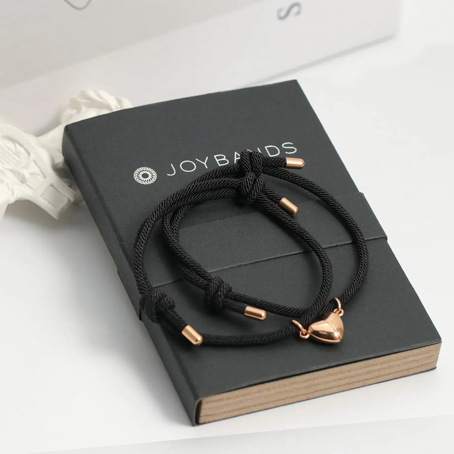 Magnetische Herz-Armbänder (Schwarz) Armband Joybands