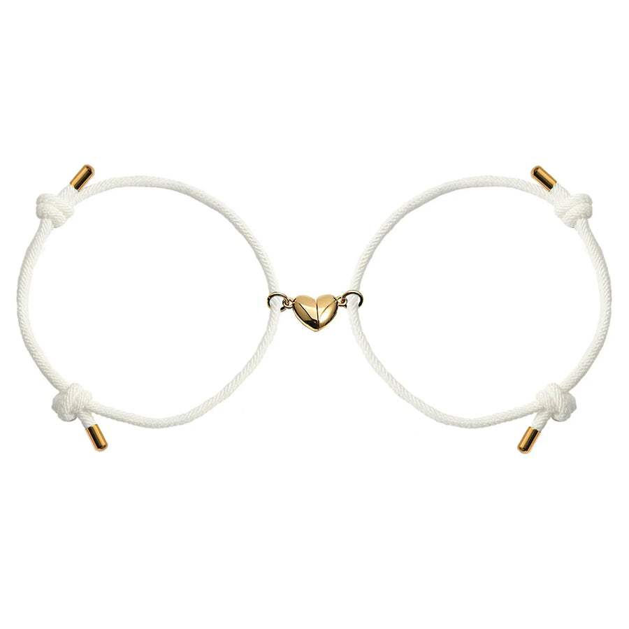 Magnetische Herz-Armbänder (Weiß) Armband Joybands