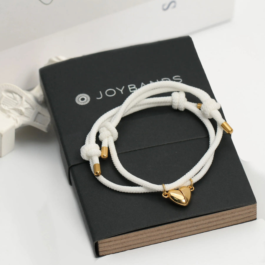 Magnetische Herz-Armbänder (Weiß) Armband Joybands